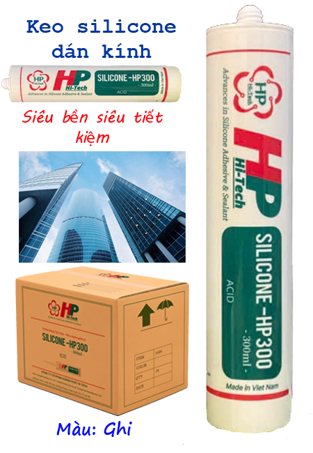 Keo silicone HP 300 - màu ghi